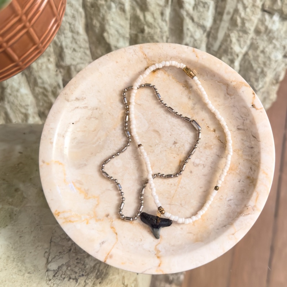 Set of 2 Stackable Boho Beaded Bracelets